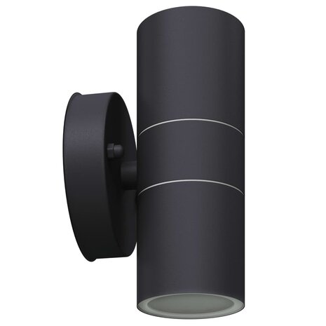 LED-wandlamp buiten op-/neerwaarts RVS 2 st 5