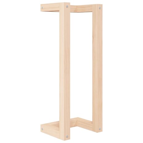Handdoekenrek 23x18x60 cm massief grenenhout 2