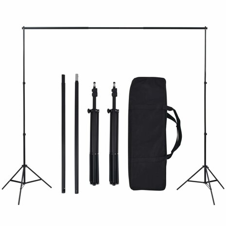 Fotostudioset met softboxlampen en achtergronden 6