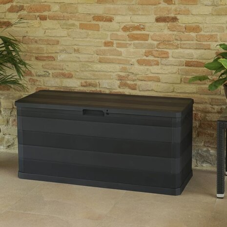Tuinbox 117x45x56 cm zwart 6