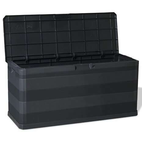 Tuinbox 117x45x56 cm zwart 7