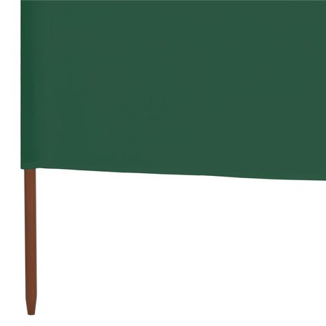 Windscherm 5-panelen 600x160 cm stof groen 5