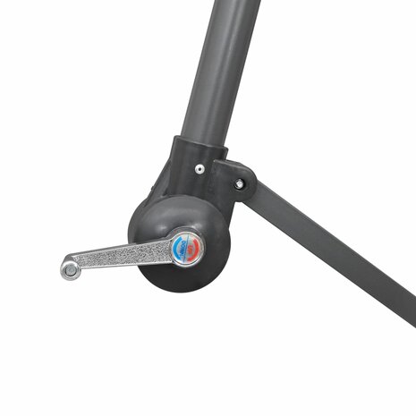 Zweefparasol met aluminium paal 3 m terracotta 5