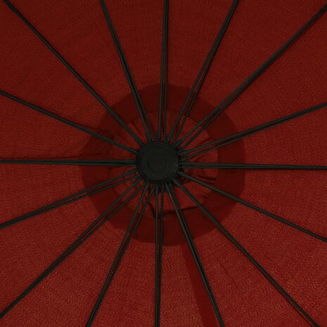 Zweefparasol met aluminium paal 3 m terracotta 8