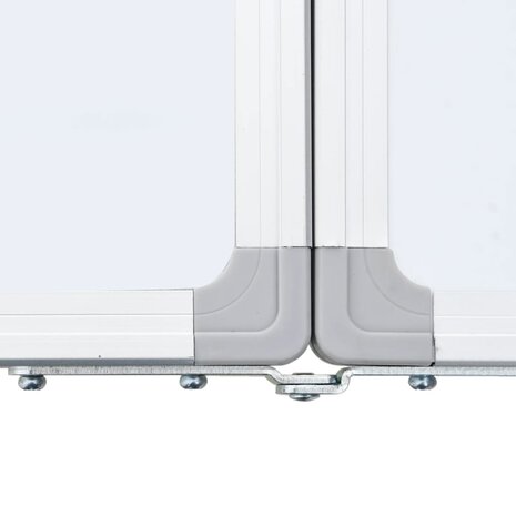 Whiteboard magnetisch inklapbaar 160x50x1,7 cm aluminium 6