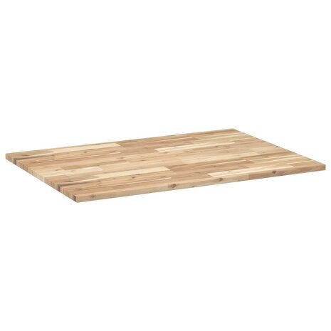Bureaublad 80x70x2 cm onbehandeld massief acaciahout 3