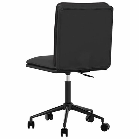 Eetkamerstoel kunstleer zwart 5