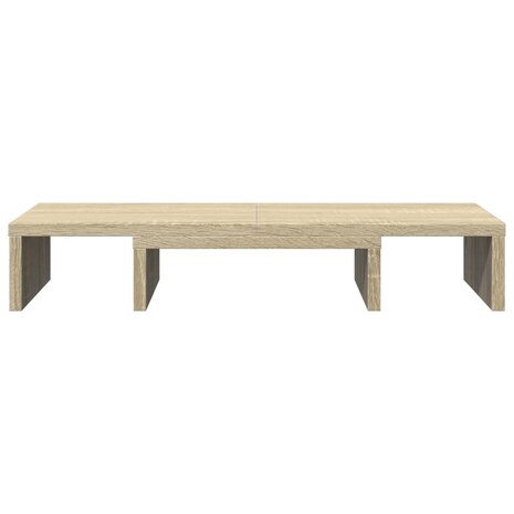 Monitorstandaard verstelbaar 60x24x10,5 cm hout sonoma eiken 4