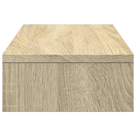 Monitorstandaard verstelbaar 60x24x10,5 cm hout sonoma eiken 5