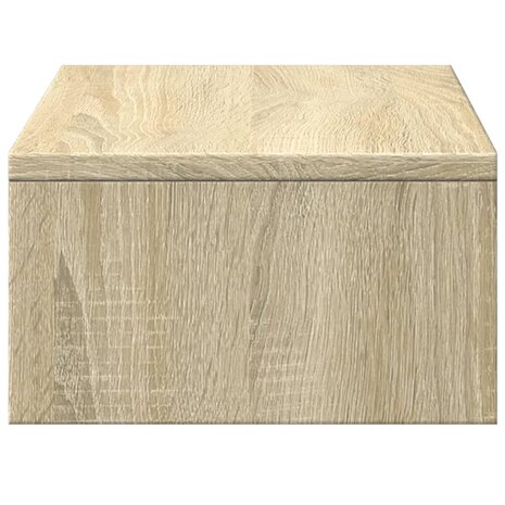 Monitorstandaard met lades 50x27x15 cm hout sonoma eikenkleur 6