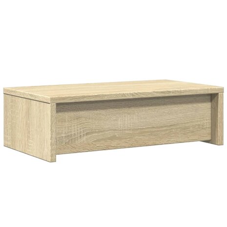 Monitorstandaard met lades 50x27x15 cm hout sonoma eikenkleur 7