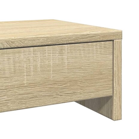 Monitorstandaard met lades 50x27x15 cm hout sonoma eikenkleur 8