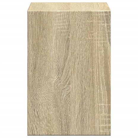 Monitorstandaard met bureau-organizer bewerkt hout sonoma eiken 5
