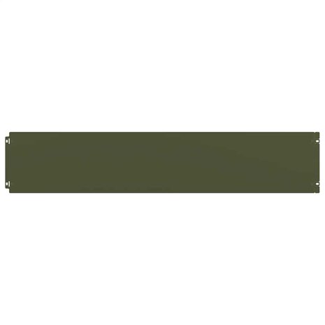 Gazonranden 10 st 20x103 cm koudgewalst staal olijfgroen 3