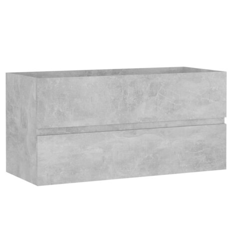 804759 Wastafelkast 90x38,5x45 cm betongrijs 2
