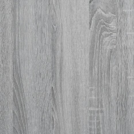 Wastafelkast 60x35x60 cm bewerkt hout grijs sonoma eikenkleurig 9