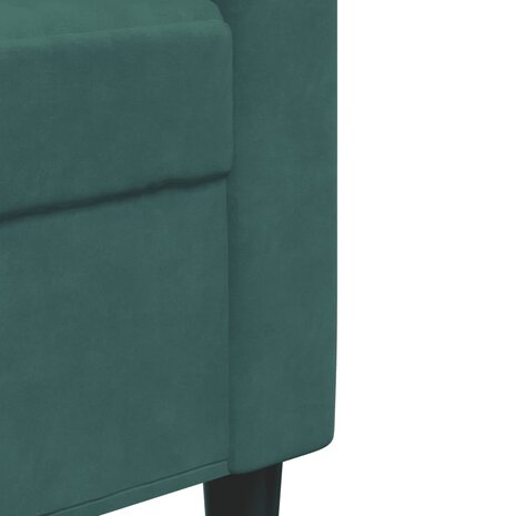 2-delige Loungeset met kussens fluweel donkergroen 6