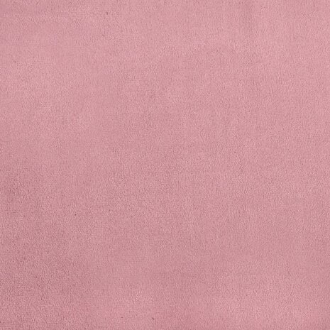 Driezitsbank met sierkussens 180 cm fluweel roze 6