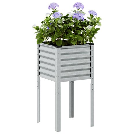 Plantenbak 45x45x88 cm gegalvaniseerd staal 1