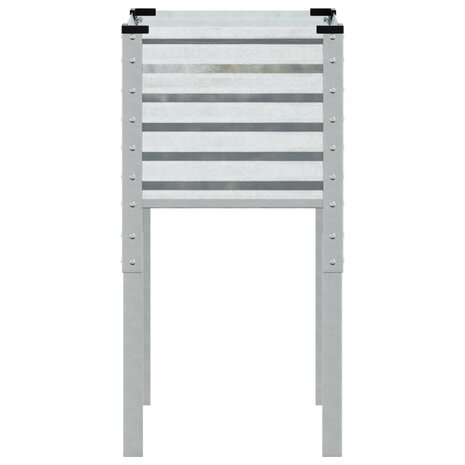Plantenbak 45x45x88 cm gegalvaniseerd staal 4