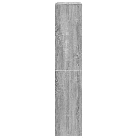 Kamerscherm / boekenkast 143,5x29x143,5 cm hout grijs sonoma 6
