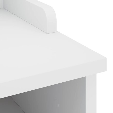 Gangbankje SANDNES wit 45x40x50 cm massief grenenhout 8