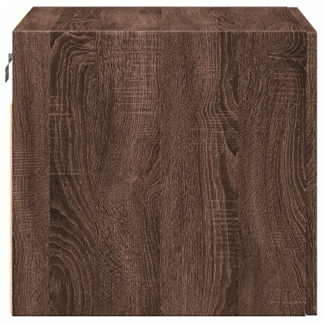 Wandkast 45x42,5x40 cm bewerkt hout bruin eikenkleurig 5