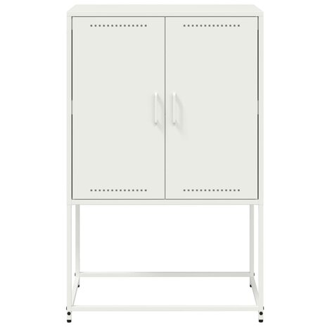 Hoge kast 68,5x38,5x107 cm staal wit 6
