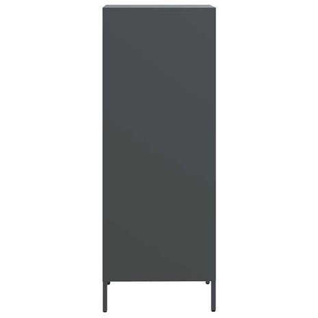 Hoge kast 35x39x103,5 cm staal antracietkleurig 6