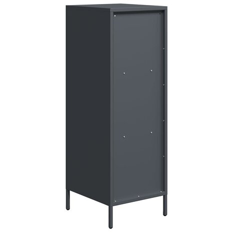 Hoge kast 35x39x103,5 cm staal antracietkleurig 7