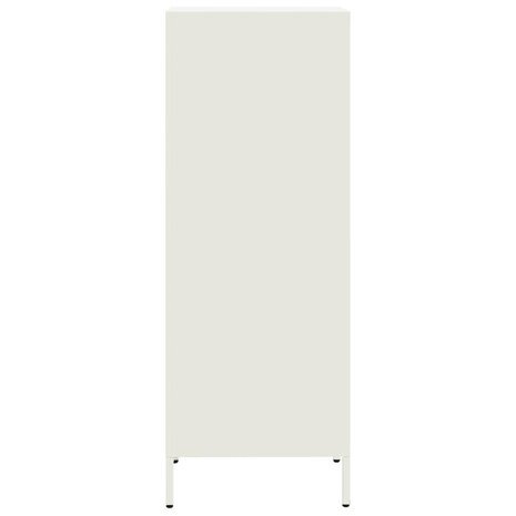 Hoge kast 35x39x103,5 cm staal wit 6
