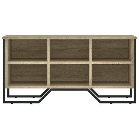 Schoenenkast 90x38x45,5 cm bewerkt hout sonoma eikenkleurig 4