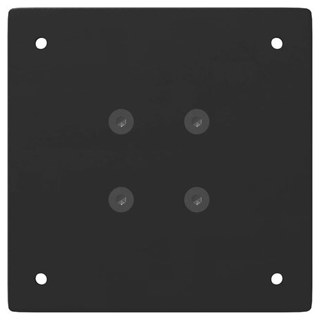 Salontafelpoten 4 st 30 cm staal zwart 6