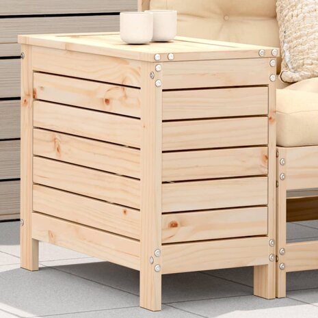 Tuinvoetenbank 62x31,5x52 cm massief grenenhout 1