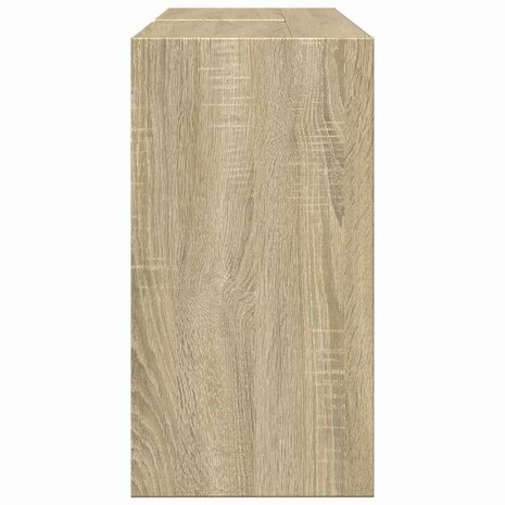 Wastafelkast 90x29x55 cm bewerkt hout sonoma eikenkleurig 6