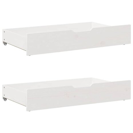 Bedlades 2 st 95x55x17 cm massief grenenhout 1