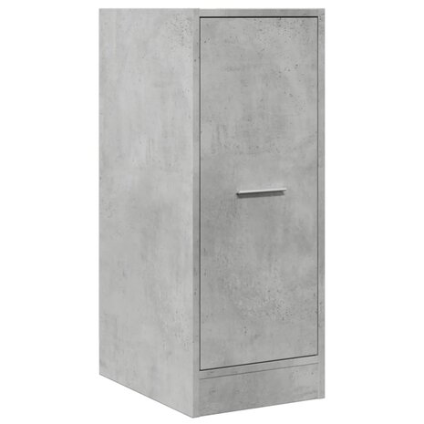 Apothekerskast 30x41x77,5 cm bewerkt hout betongrijs 3
