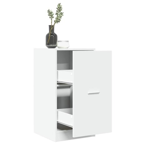 Apothekerskast 40x41x77,5 cm bewerkt hout wit 1