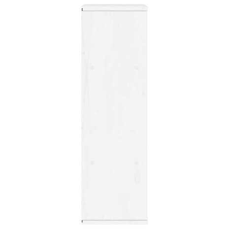 Bijzetkast ODDA 40x24x79 cm massief grenenhout wit 7
