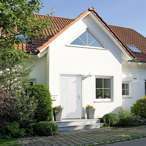Voordeur 98x200 cm PVC wit 1