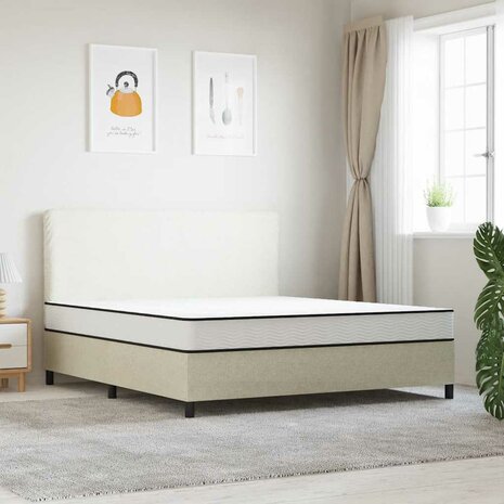 Binnenveringmatras middelhard 200x200 cm King Size 1