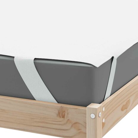 Matrasbeschermer waterdicht 90x220 cm wit 5