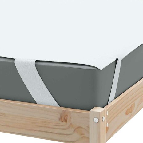 Matrasbeschermer waterdicht 120x220 cm wit 5