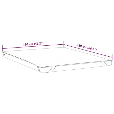 Matrasbeschermer waterdicht 120x220 cm wit 7