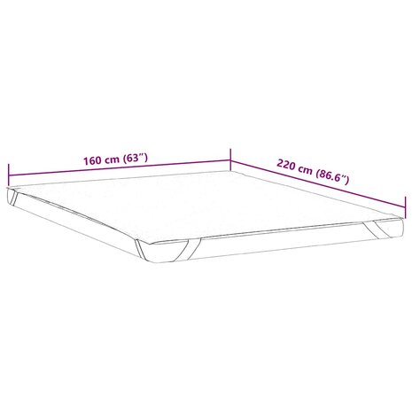 Matrasbeschermer waterdicht 160x220 cm wit 7