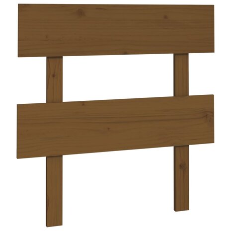 Hoofdbord 103,5x3x81 cm massief grenenhout honingbruin 2