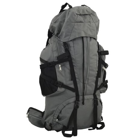 Wandelrugzak 100 L oxford stof grijs 1