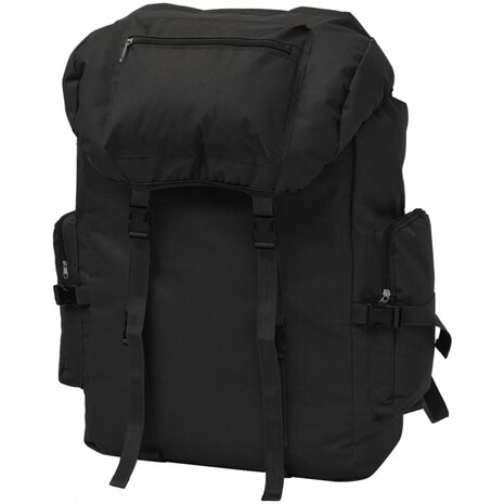 Rugzak legerstijl 65 L zwart 1