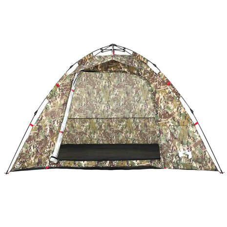 Tent 4-persoons snelontgrendeling camouflage 6