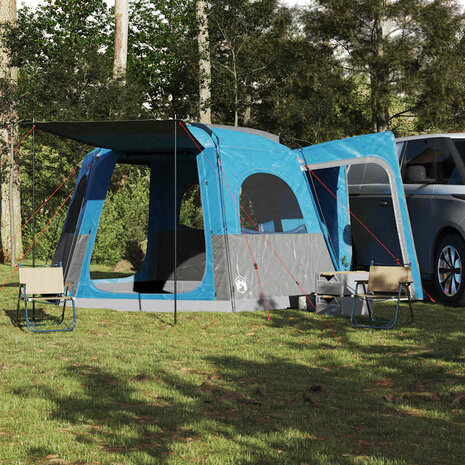 Autotent 4-persoons waterdicht blauw 4